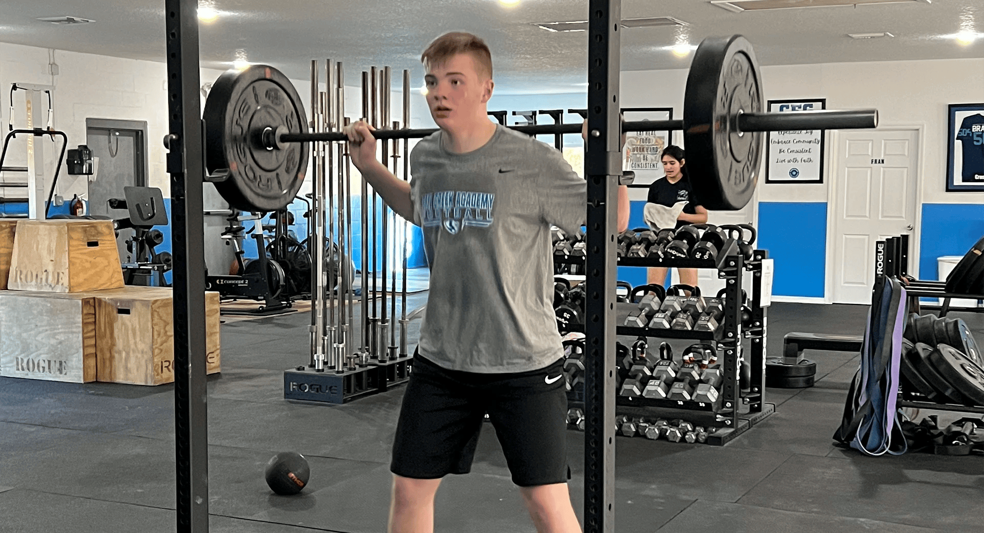 teen exercising at Coaching For Glory